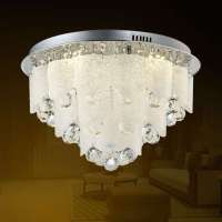 翰源LED水晶灯 现代LED吸顶灯 客厅卧室25W超亮 HXD520