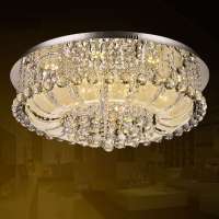 翰源LED水晶灯 现代LED吸顶灯 客厅卧室65W超亮 HXD518