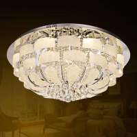 翰源LED水晶灯 现代LED吸顶灯 客厅卧室65W超亮 HXD504