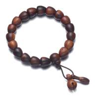 BOFIEER宝菲尔护佑系列—天然雷击劈桃木情侣款手链转运护身(女款)TS0038