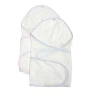 新生儿纯棉纱布包巾黑点包边155*50