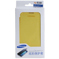 三星(SAMSUNG)原厂炫彩保护套S4 i9500(黄)