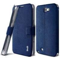 艾美克(IMAK)三星 N7100 N719 GALAXY Note2 纤薄皮套(松鼠纹)薄至极点(复古蓝)