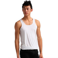 朵彩性感休闲男士背心白色(XL)D11S701