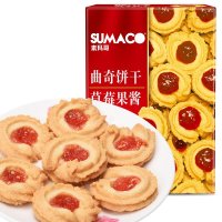 素玛哥 曲奇饼干草莓风味 100g/袋