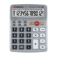 齐心(COMIX)C-1260 中台语音计算器 12位 2个