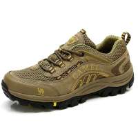 CAMEL/骆驼男网面透气休闲鞋82330626军绿42