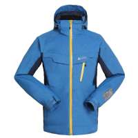 RAX正品户外冲锋衣 男装防水透气冲锋衣春夏新品户外衣30-1A002(湖蓝色/M)