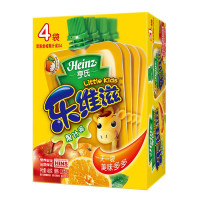 Heinz亨氏乐维滋果汁泥分享装-苹果香橙120g*4袋