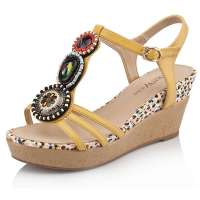 Josiny卓诗尼凉鞋厚底132137490黄38