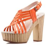 Josiny卓诗尼年凉鞋122138540桔红37