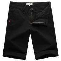 VaLS 男装纯色时尚休闲男士短裤020400003(黑色/33)