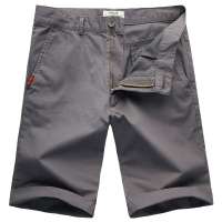 VaLS 男装纯色时尚休闲男士短裤020400003(铁灰/34)