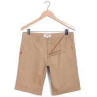 VaLS 男装纯色多口袋男士时尚休闲短裤020400005(卡其/29)