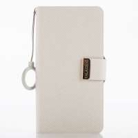 卡来登(KALAIDENG)唯系列 华为 Ascend D2 多功能斜纹保护套(白色)