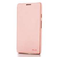 卡来登(KALAIDENG)英伦系列华为Ascend Mate 6.1 钱包支架侧翻保护套(粉色)