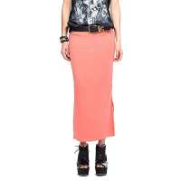 七格格 女装夏季新款时尚开叉包臀长裙子修身半身裙3MP2026X(西瓜红/M)