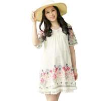 lovesmama莱薇妈咪春夏秋装孕妇装韩版雪纺孕妇裙96606