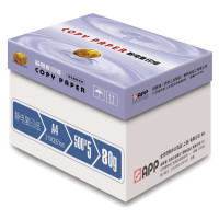 金光(APP)紫点金石80克A4复印纸(5包/箱)