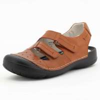 Propet波派洞洞鞋沙滩鞋男鞋PM02503红棕41