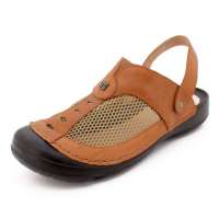 Propet波派休闲沙滩鞋透气男凉鞋PM02512浅棕43