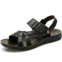 CAMEL/骆驼男 日常休闲沙滩鞋82203615黑色43