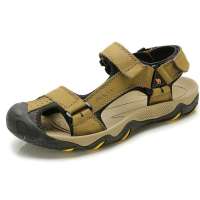 CAMEL/骆驼男 情侣款休闲凉鞋82309607卡其39