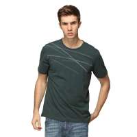 红豆相思鸟男装时尚休闲圆领短袖T恤XT13910(G19墨绿175/92A)