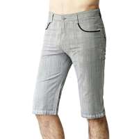 红豆男装商务休闲直筒中腰中裤EKS33005(B25蓝色34)