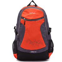 酷蛙 15.6寸中性Travel系列双肩背包 12006灰配橙色