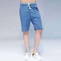 唐狮 男式 男针织休闲中裤613212092418(明蓝M)