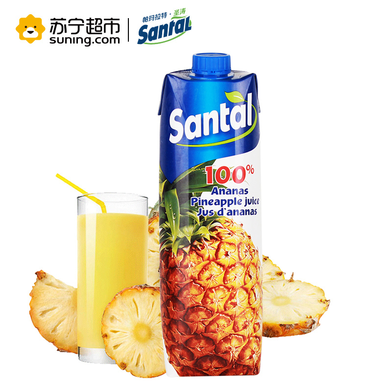 帕玛拉特圣涛(Parmalat Santal )100%菠萝汁1L/盒