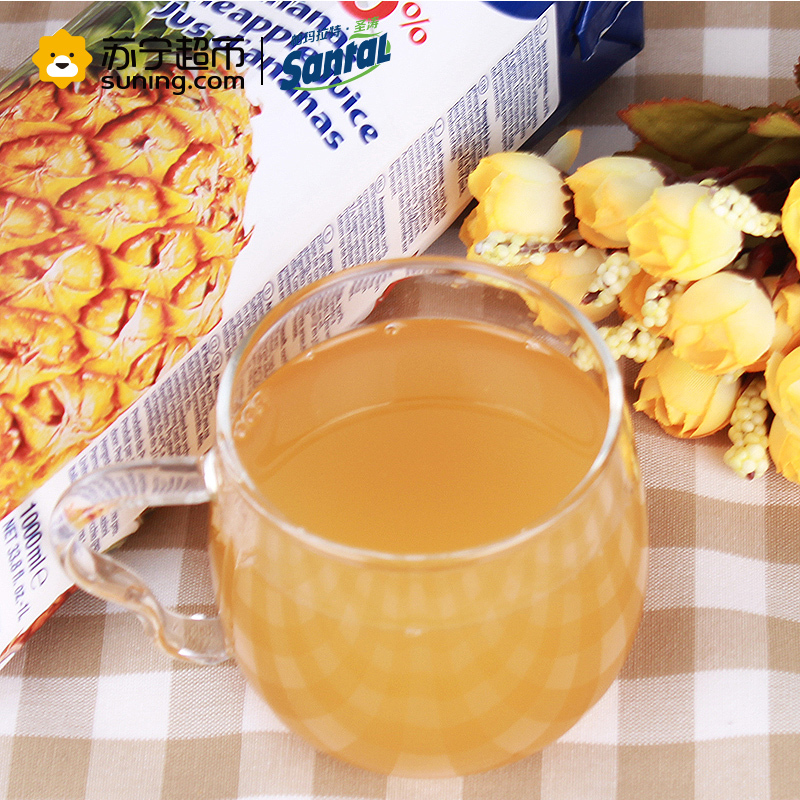 帕玛拉特圣涛(Parmalat Santal )100%菠萝汁1L/盒