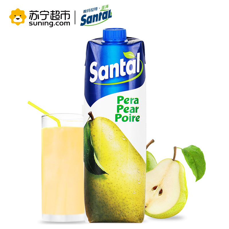 帕玛拉特圣涛(Parmalat Santal )梨汁饮料 1L/盒
