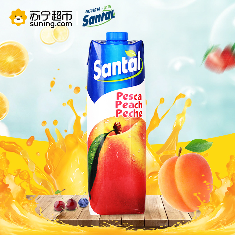 帕玛拉特圣涛(Parmalat Santal )桃汁饮料 1L/盒