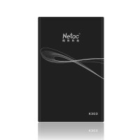 朗科移动硬盘 “刀锋薄客”朗科移动硬盘K303 500G USB3.0 全金属 黑色