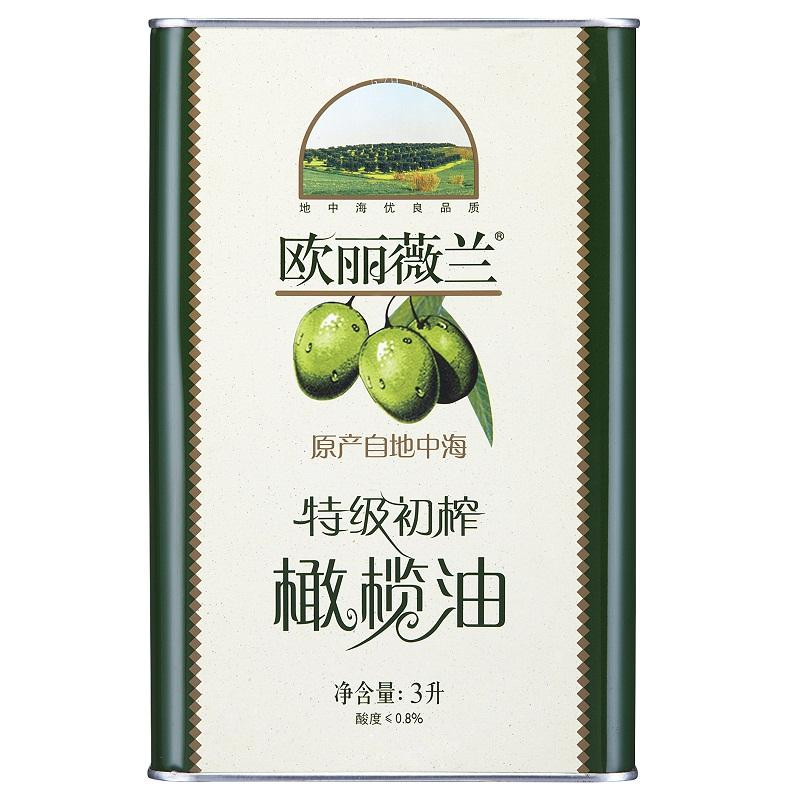 [苏宁易购超市]欧丽薇兰 特级初榨橄榄油 3000ml高清大图