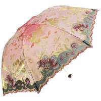 天堂312E东方名伶黑胶遮阳伞粉红