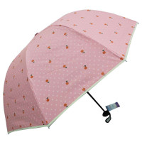 天堂3312E甜甜蜜蜜黑胶遮阳伞粉红