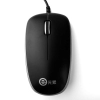 E元素1000CPI光电鼠标DS-2308黑银