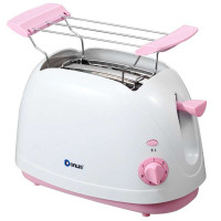 东菱(Donlim) XB-8773烤面包机 家用多士炉全自动土司 粉白色
