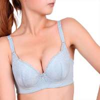 金丰田金丰田时尚上托聚拢文胸天蓝(80B)J6116