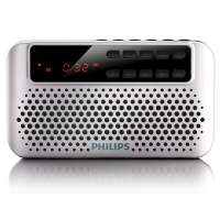 飞利浦插卡音箱SBM120SLV/93 银