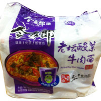 今麦郎 珍品老坛酸菜面五连包