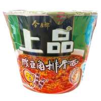 今麦郎 上品桶装(酸豆角排骨面)144g*12桶（整箱）