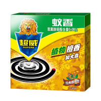 超威微烟蚊香加大盘植物经典檀香檀木10盘装