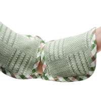 龙之涵天然棉麻婴儿手臂凉席水波纹