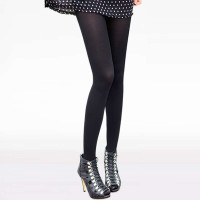 足倍健240D直条纹静脉曲张瘦腿连裤袜黑色(M)JG-3200