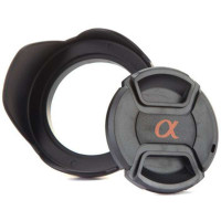 雷摄(LEISE) 62MM镜头盖+遮光罩套装(索尼)