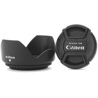 雷摄(LEISE) 58MM镜头盖+遮光罩套装(佳能)